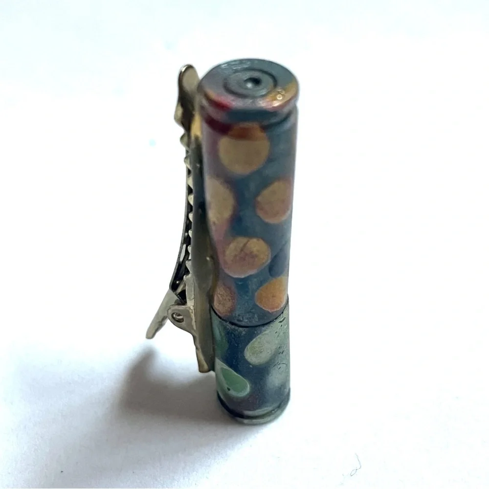 Artistic Polka Dot Brooch Clip- Multicolor- with Art Card. - Picture 5 of 7